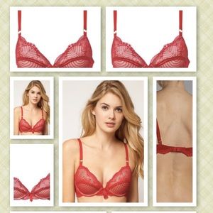 NWT Elle MacPherson Desert Heat Uplift Plunge bra